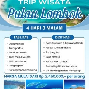 Pulau Lombok 4D3N (Yn2)