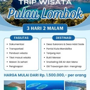 Pulau Lombok 3D2N (Yn3)